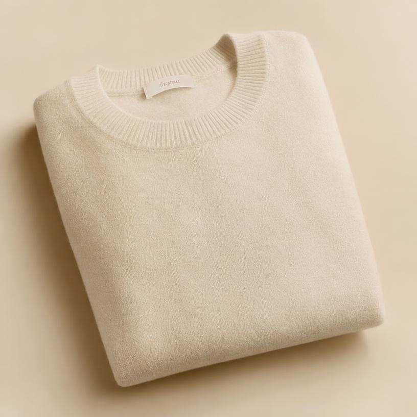 Cashmere crew-neck knit